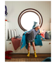 Рушник бавовняний з капюшоном IKEA BLÅVINGAD 70x140 см Акула Синьо-сірий 905.284.41 - зображення 7