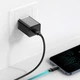 Мережевий зарядний пристрій (МЗП) Baseus Super Si Quick Charger 1C 20W + кабель Type-C to Lightning Чорний - изображение 5