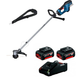 Профессиональный аккумуляторный триммер Bosch GFR 18V-33 Professional c 2шт-АКБ 18V 4.0Ah+ЗУ - изображение 1