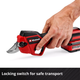 Секатор аккумуляторный бесщеточный телескопический Einhell GP-LS 18/28 Li T BL-Solo без АКБ (3408330) - изображение 9