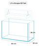 Zestaw akwariowy Aquael Ultrascape Snow Set 60 64.8 L (5905546327572) - obraz 7