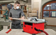Потужна стаціонарна циркулярна пила (настільна циркулярка) Einhell TC-TS 8 : 900 Вт, 210мм диск, 4800 TR_4340426 - зображення 9