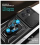 Чехол Camshield c кольцом-подставкой на Realme Note 60 (RMX3933) / black - изображение 4