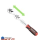 Ключ тріскачковий (ручка з храповим механізмом) Intertool 1/4" x 72T телескопічний Storm (ET-8004) - зображення 1