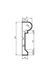 Молдинг фасадный Prestige Decor MC 141 2000 мм - изображение 2