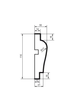 Молдинг фасадный Prestige Decor MC 112 2000 мм - изображение 2