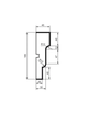 Молдинг фасадный Prestige Decor MC 129 2000 мм - изображение 2