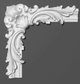 Угловой элемент полиуретановый Grand Decor HCR 524-2 Жёсткий - изображение 1