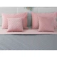 Покрывало двусторонее Руно 180x220 см - Велюр Pink and Grey ромб розовый (28049) - изображение 1