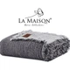 Муслиновое покрывало La Maison 230×240 Selin Antrasit - Ekru - изображение 1