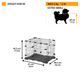 Клітина для собак та цуценят Ferplast Doggy Hub 60 46.5x61x45.5 см до 6 кг (73175117) - зображення 3