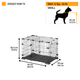 Клетка для собак и щенков Ferplast Doggy Hub 75 50x76x50 cм до 12 кг (73176117) - изображение 4