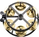 Тамбурін MEINL Professional Series Hihat Tambourine Solid Brass THH1B-BK - изображение 3