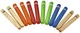 Набір клавес Nino Percussion Multi-Colored Clave Pack, 6 Pairs NINO502-MC - изображение 1