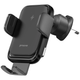 Автомобільний тримач з бездротовою зарядкою Proove Nitro Charge 15W, затискач, на дефлектор, для смартфонів 4-6 дюймів Матовий чорний - зображення 1