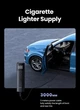 Мінікомпресорний насос автокомпресор Ugreen 150psi 35 л/хв Black (ET501) - зображення 3