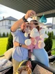 Мобиль в кроватку с подсветкой, Овечки с Луной, бежевый и молочный, для малышей, фетр, ручная работа, для мальчика, для девочки - изображение 10