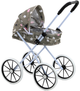 Wózek dla lalek Lean Toys składany wielofunkcyjny Szary 60 cm (5905991055969) - obraz 1