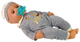 Пупс Lean Toys з функцією пісяння Grey 38 см (5905214972097) - зображення 4