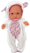 Пупс Lean Toys в одязі з шапочкою White 21 см (5905991005841) - зображення 4