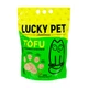 Наповнювач Lucky Pet з тофу для котячого туалету з ароматом персика, 6 л - зображення 1