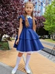 Подростковое школьное платье для девочки Ласточка 25_2998 152 см Синее (ROZ6501086361) - изображение 5