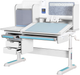 Детский стол Mealux Winnipeg Multicolor Plus WG Blue (BD-630 WG + BL з тумбою) - изображение 1