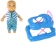 Zestaw lalek Lean Toys Mama w ciąży 30 cm + Syn 10 cm + Akcesoria (5905679072509) - obraz 7