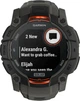 Смарт-годинник Garmin Instinct 3 50mm Solar Black with Charcoal Band (010-02935-00) - зображення 3