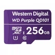 Карта пам'яті WD 256 GB microSDXC UHS-I Class 10 Purple QD101 WDD256G1P0C - зображення 1