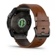 Смарт-часы Garmin Epix Pro Gen 2 Sapphire 51mm Carbon G. DLC Tit. with Chestnut L. Band (010-02804-30) - изображение 2