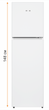 Двухкамерный холодильник Edler ED-245DW - изображение 2