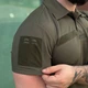 Тактичне поло Premium з липучками під шеврони олива розмір 6XL - зображення 7