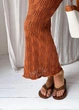 Пляжное платье Кружево ART KNIT янтарное, S-M 040551 - изображение 4