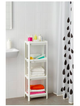 Regał IKEA VESKEN 37x23x101 cm Biały (403.078.66) - obraz 4