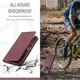 Чехол-книжка CaseMe из нубука для Xiaomi Mi 10T/Pro Бордовый - изображение 8