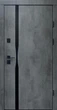 Входная дверь Qdoors Ультра Лаунж-Аk с зеркалом (950х2050) мм квартира - изображение 1