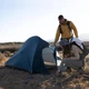 Палатка сверхлегкая одноместная с футпринтом Naturehike Cloud Up 1 Updated NH18T010-T, 20D, темно-синий - изображение 2