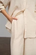Костюм Сорочка / штани палаццо Розмір L-XL (50-52) Натуральний - изображение 8