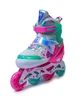 Детские раздвижные ролики 29-33 Scale Sports Mermaid подсветка колес бирюзовый - изображение 8