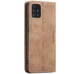 Чехол-книжка CaseMe из нубука для Samsung A51 Светло-коричневый - изображение 12