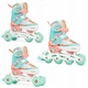 Дитячі ролики Raven Isla Orange/Mint LED розмір 34-37 (sk977) - зображення 1