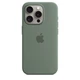 Чохол на iPhone 15 Pro Silicone case OEM Magsafe green - изображение 1