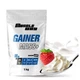 Вуглеводно-білковий гейнер MuscleWay GAINER MASS+ у порошку без цукру 1 кг Крем-вершки (21-125-g-mw-rs1.ks) - зображення 1