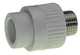 Муфта PPR Grandi d20 із зовнішнім різьбленням 1/2" дюйма - зображення 2