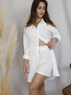 Пляжная рубашка женская из муслина XL/XXL Белая - изображение 4