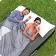 Надувний матрац Bestway 6713M 191x137 см, чорно-сірий - зображення 6