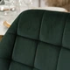 Стілець оксамитовий MEBEL ELITE LUCKY, Зелений / Золотий ME.LUCKY/Z/ZL/V/K - зображення 6