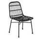 Стул MEBEL ELITE WALDI черный/ротанг ME.WALDI/CZ/CZ/RT/K - изображение 1
