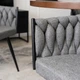Стілець плетений MEBEL ELITE EMPOLI Сірий / тканина ME.EMPOLI/P/T/K - зображення 6
